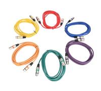 Demeras Câble de Microphone XLR, Double Couche de Blindage, Cordon Anti-interférence Solide de 10 Pieds pour équipement Audio Professionnel