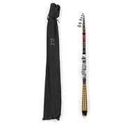 Demeras Canne à pêche télescopique en Fiber de Carbone Filature Canne à pêche 1.2 m-2.4 m Surf mer Canne à pêche pour Les Amateurs de pêche(210CM)