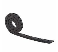 Demeras Chaîne de Traînée de Câble en Nylon R28, Support de Charge Lourd et Durable pour Imprimante 3D CNC, Noir, 100cm