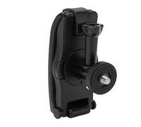 Demeras Clip de Sac à Dos pour Caméra d'action, Poignée Sécurisée, Support Rotatif à 360 ° pour Les Activités de Plein Air, adapté pour Action5Pro, ABS + Silicone Noir