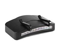 Demeras Clip on Light pour Le Cyclisme Randonnée Camping la Nuit Lampe de lumière Blanche LED Light Noir pour Les activités de Plein air