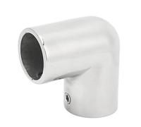 Demeras Connecteur de Tuyau coudé à 90 Degrés pour Bateau, Main Courante Robuste en Acier Inoxydable pour Applications Marines, Installation Facile, Conception à Angle Droit, 1 X 2 Voies pour Bateau
