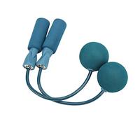 Demeras Corde à Sauter Sans Fil en PP et PVC - Poignée Confortable, Réglable et Lestée pour Femmes, Hommes, Enfants (Bleu)