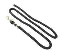 Demeras Corde Pulmonaire pour Cheval, Poignée Antidérapante, Laisse d'entraînement Cheval Robuste de 2M, Robuste et Polyvalente avec Crochet pour Le Contrôle de la Marche (Noir)