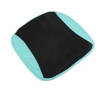 Demeras Coussin de Siège de Refroidissement, Refroidisseur de Siège en de Polyester ventilé 5 Ventilateurs pour l'extérieur (Cyan Noir)