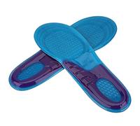 Demeras coussinets de chaussures de sport unisexes semelles intérieures en silicone Coussinets souples anti chocs protection des pieds 1 paire bleu(M 38 43)
