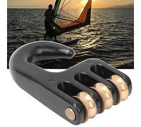 Demeras Crochet de Poulie de Gréement à 3 Roues, Crochet de Poulie de Gréement de Planche à Voile, Fabrication Professionnelle, Caractéristiques Stables pour Le -Bas de Planche à Voile