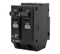 Demeras Disjoncteur Miniature 2P 100A à Haut Pouvoir de Coupure pour la sécurité électrique dans les Centres de Distribution, Coque en Fibre de Verre