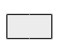 Demeras Écran de Projection 60-120 Pouces Portable Pliable Non pli projecteur écran de Projection de Rideau 4: 3 pour Film de Camping en Plein air(100 Pouces)