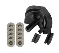 Demeras Ensemble d'affûteuse de Meuleuse de Forage, Bonne compatibilité, Outil d'affûtage de Lame de Perceuse, Installation Facile pour le Traitement des Métaux (Noir)