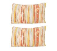 Demeras Ensemble de Housses de Coussin Décoratives, Douces et Respirantes, Style Ferme Boho, pour Salon, canapé, Jaune (50,8x30,5cm / 20x12 Pouces)