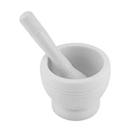 Demeras Ensemble de Mortier et Pilon en Plastique pour épices, 11x9 Cm