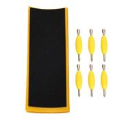 Demeras Ensemble de Ruban Adhésif pour Touche, Autocollant pour Poignée de Touche, Utilisation Pratique, écrou à Vis, Contrôle Stable, Matériau en Mousse PU pour à Doigts