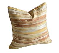 Demeras Farmhouse Boho - Housses de Coussin, Lot de 4, pour Un Salon élégant, Décoration de canapé ou de canapé, en Polyester Jaune de Rêve (45,7x45,7 cm / 18x18 Pouces)