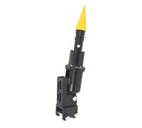 Demeras Fendeuse de Bûches Hydraulique, Fixation de Tarière pour Fendre Efficacement le Bois de Chauffage et L'élimination des Racines, Mini Outil D'excavatrice, Acier au Manganèse de 70 Cm