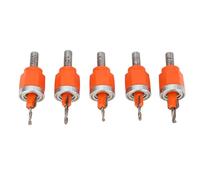 Demeras Foret à Fraiser Limite, Vis Résistante à l'abrasion Foret à Tête Fraisée Conique Tampon de Réduction de Friction Robuste Taille de Polyvalente pour le Travail