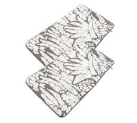 Demeras Housse de Coussin Texturée Style Boho, Gris Clair, Durable, Accessoire de Salon pour canapé (50,8x30,5cm / 20x12 Pouces)