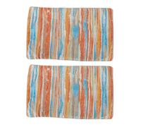 Demeras Housses d'oreiller Décoratives de Ferme Vintage, 4 Pièces, Tissu en Polyester Doux pour canapé, Chambre à Coucher, Multicolore (50,8x30,5cm / 20x12 Pouces)