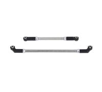 Demeras Kit de Maillons de Direction RC, Kit Durable de 104mm pour Voiture Télécommandée 1/10 VP F10 en Alliage D'aluminium (Noire)