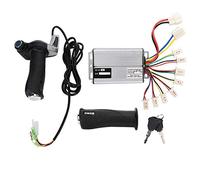 Demeras Kit de Moteur électrique pour vélo Contrôleur de Vitesse brossé avec Affichage de la Batterie et poignée torsadée avec Serrure 1000W (36V 1000W)