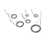 Demeras Kit de Réparation de Canne à Pêche, 6 Pièces, Différentes Tailles, Guide de Pointe de Canne Durable pour à Pêche