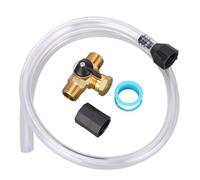 Demeras Kit d'hivernage pour Camping-car, Double Connecteurs Intérieurs, Kit de Pompe Antigel Unique 1/2" NPT RV, étanche, avec Ruban PTFE pour l'hivernage
