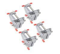 Demeras Lot de 4 Mini Pinces à étau pour Bijoutier, Portable, Durable, Installation Facile, Surface Texturée Antidérapante, Large Application pour le Collage