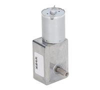 Demeras Moteur de Réduction de Vitesse, Moteur de Réduction de Vitesse à Vis sans Fin à Haute Torsion 12 V lorsqu'il Est utilisé avec Base de Fixation pour Machine à café (375 tr/min)