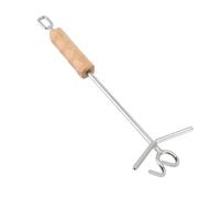 Demeras Outil de Levage de Couvercle de Four Hollandais, Outil de Levage de Couvercle de Four Hollandais Sûr et Fiable en Fonte Anti-brûlure en Acier Inoxydable pour la Cuisine en Plein Air