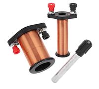 Demeras Outil D'expérimentation de Bobine D'induction électromagnétique Léger pour Les étudiants en Enseignement de Physique PVC 2 Unités