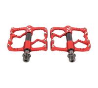 Demeras Pédales de VTT de Route, Pédales Plates de Vélo en Alliage d'aluminium et Fibre de Carbone, Plate-Forme Large Polyvalente pour l'équitation