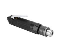 Demeras Perceuse Pneumatique Droite, Large Application Poignée Ergonomique Mini Perceuse Pneumatique 3/8" Prise d'air 1/4" pour Travailler dans des Espaces Restreints