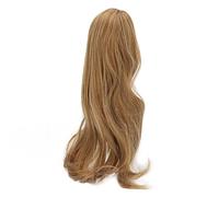 Demeras Perruque de Cheveux de Poupée, Soie Douce Longue Bou Effet naturel, restyle DIY, compatible 1/3 poupée, matériau en maille douce