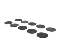 Demeras Pieds d'isolation de Caisson de Basses, Son Clair Autocollant Réduisant Les Vibrations en Mousse EVA 50 Pièces Tapis d'isolation de Haut-Parleur de Caisson de Basses Antidérapant pour