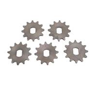 Demeras Pignon de Chaîne de Scooter électrique, Ajustement Parfait, Pignon de Moteur Durable 12 X 17 Mm, Performances Stables pour le Remplacement (12T)