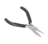 Demeras Pince à Enrouler le Fil, Bonne Résilience, Opération Facile, Poignée Antidérapante, Pince Concave Ronde à économie d'énergie 5 Pouces pour Bijoux de Bricolage