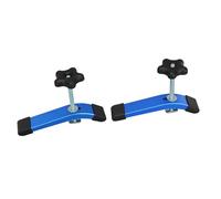 Demeras Pince de Gabarit à Fente en T, Forte Force de Serrage M8 2 Ensembles de Bouton en étoile pour le Travail du Bois Pince à Fente en T 5 1/2 Pouces X 1/8 Pouces pour Scies à Bois