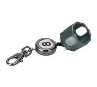 Demeras Porte-Craie de Sexe Portable, Support de Queue de Billard en Alliage de Zinc et d'aluminium pour Bâton de Queue (Noir Vert Foncé)