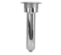 Demeras Porte-gobelet de Canne à Pêche pour Bateau, Support de Canne à Pêche Marin Antirouille à stabilité Améliorée, Longue Durée pour Yacht (0 degrés)