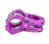 Demeras Potence de vélo 0 degré 31 . 8mm en Alliage d'aluminium VTT Tige de Guidon de vélo pour vélo de Montagne vélo de Route vélo Fixie Vitesse Cyclisme (Violet)