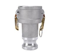 Demeras Raccord de Tuyau Camlock en Aluminium de Type DA, Connecteur Robuste pour le Transfert de Fluide, Applicable dans les Champs Pétrolifères et L', Matériau Durable Camlock Femelle de 2 Po X
