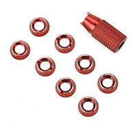 Demeras RC Interrupteur écrou radiocommande émetteur Interrupteur écrous clé radiocommande contrôleur Mise à Niveau pièce Ensemble pour Futaba JR(Rouge)