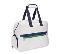 Demeras Sac de Badminton Sac à Main en PU Résistant aux éclaboussures de Grande capacité pour Les Sports de Plein Air avec Bandoulière et Bac à Chaussures