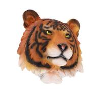 Demeras Statues de Tête d'animal, Simulation 3D, Sculpture Murale Réaliste, Facile à Installer, Résine Polyvalente pour la Maison (Tigre)