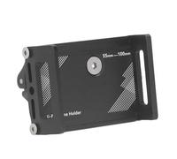 Demeras Support de Téléphone pour Vélo, Fixation Fixe, Réduction du Bruit, Largeur Réglable, Absorption des Chocs pour Vélos électriques
