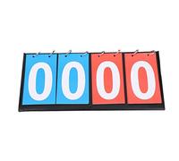 Demeras Tableau de Bord de Sport Portable 2/3/4 Chiffres Étanche Tableau de Table Flip Tableau de Bord Compteur de Score pour Tennis de Table Basketball(4 Digit)