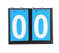 Demeras Tableau de Bord de Sport Portable 2/3/4 Chiffres Étanche Tableau de Table Flip Tableau de Bord Compteur de Score pour Tennis de Table Basketball(2 Digit)