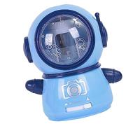 Demeras Taille-crayon électrique Dessin animé Flexible Deux Modes de Puissance Taille-crayon Spaceman Usage Domestique (Violet Bleu)