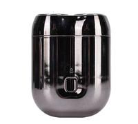 Demeras Tondeuse à Barbe électrique, Double Lames Lavables sur Tout le Corps, Tondeuse à Cheveux Portable en Alliage d'aluminium, Poignée Magnétique Antidérapante pour Hommes, pour la Maison