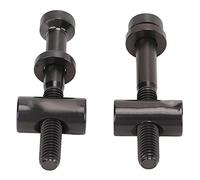 Demeras Vis de Fixation de Tige de Selle de Vélo, Vis de Remplacement de Tige de Selle, Pièce de Rechange en Alliage de Titane pour Barre de Fixe (Noir)
